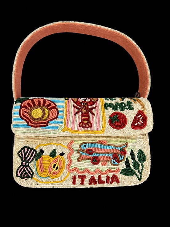 Handbags - *Viral* America And Beyond :Postcard From Italy" Beaded Shoulder Bag
